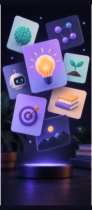 Mindmorsels AI learning experience represented through practical prompts and human review